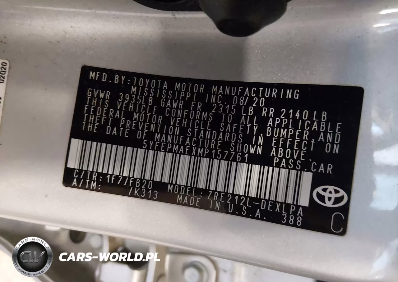 2021 Toyota Corolla Le VIN:5YFEPMAEXMP157761 - 9