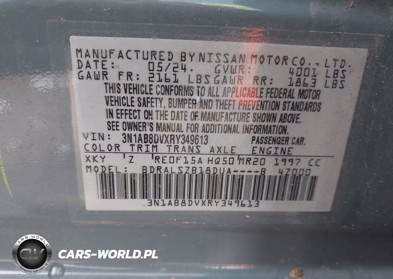 2024 Nissan Sentra Sr Xtronic Cvt VIN:3N1AB8DVXRY349613 - 9