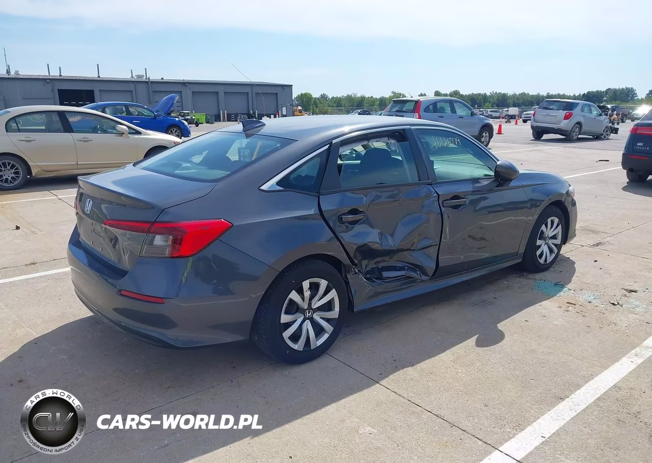2024 Honda Civic Lx VIN:2HGFE2F25RH500326 - 4