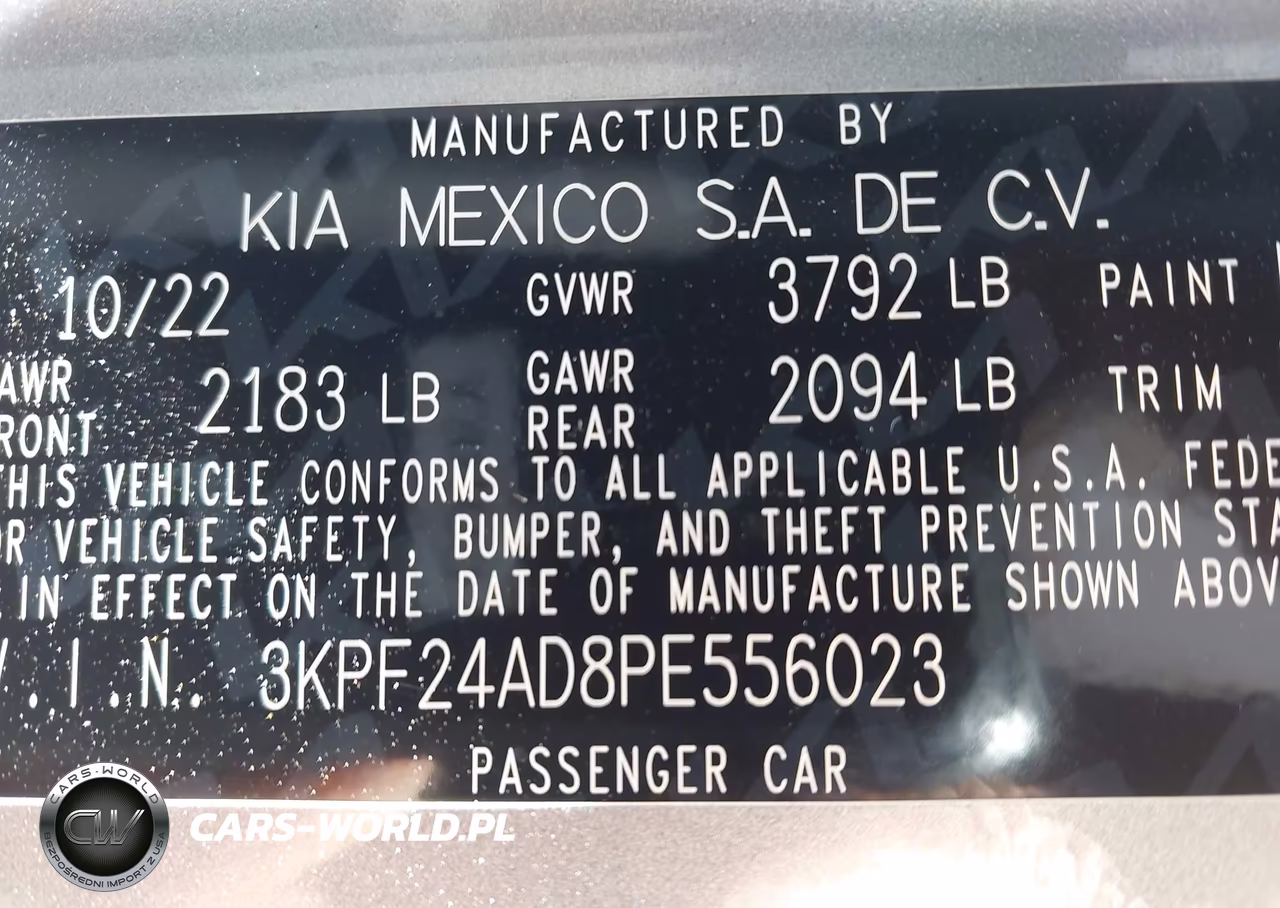 2023 Kia Forte Lxs VIN:3KPF24AD8PE556023 - 9