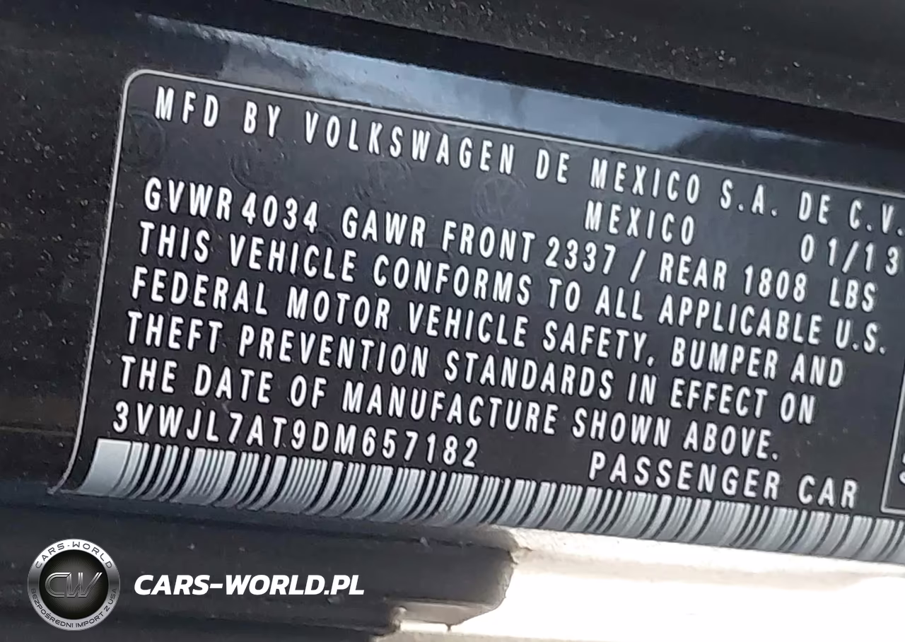 2013 Volkswagen Beetle 2.0L Tdi VIN:3VWJL7AT9DM657182 - 9