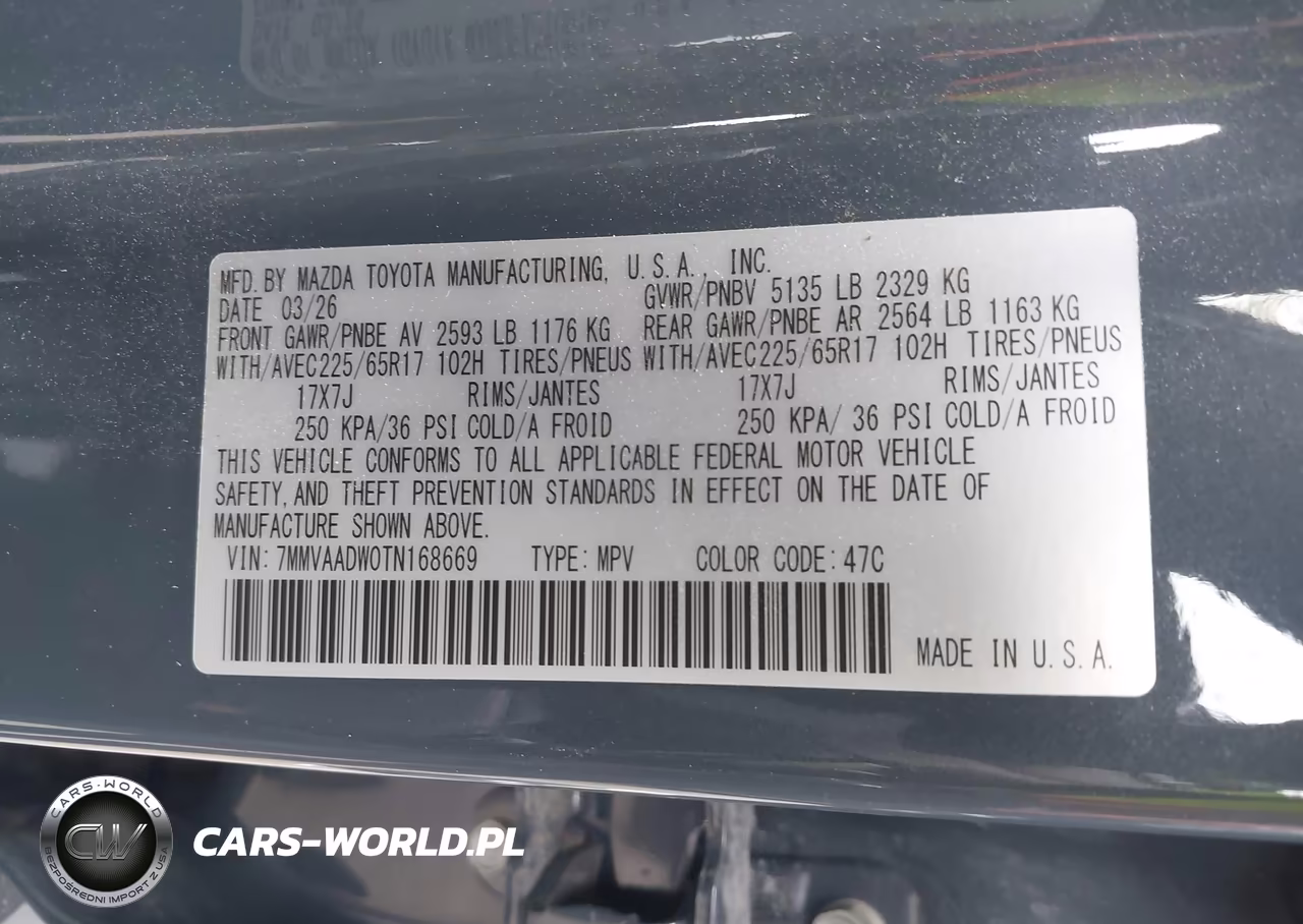 2026 Mazda Cx-50 Hybrid Premium VIN:7MMVAADW0TN168669 - 9