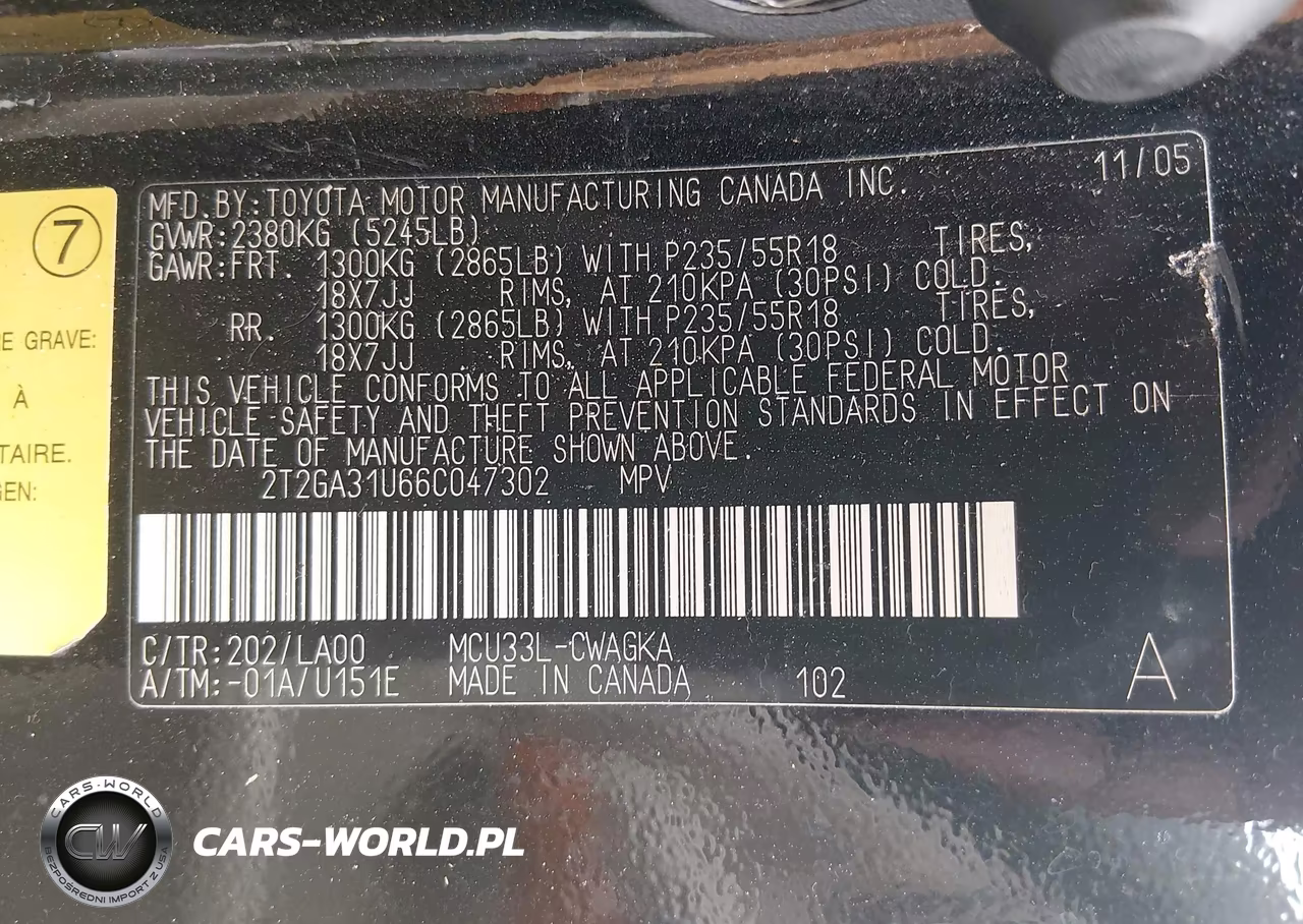 2006 Lexus Rx 330 VIN:2T2GA31U66C047302 - 9