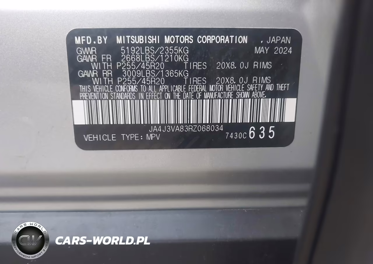 2024 Mitsubishi Outlander Se 2.5 2Wd-Se Black Edition S-Awc-Se Black Edition W-Pano Roof S-Awc VIN:JA4J3VA83RZ068034 - 9