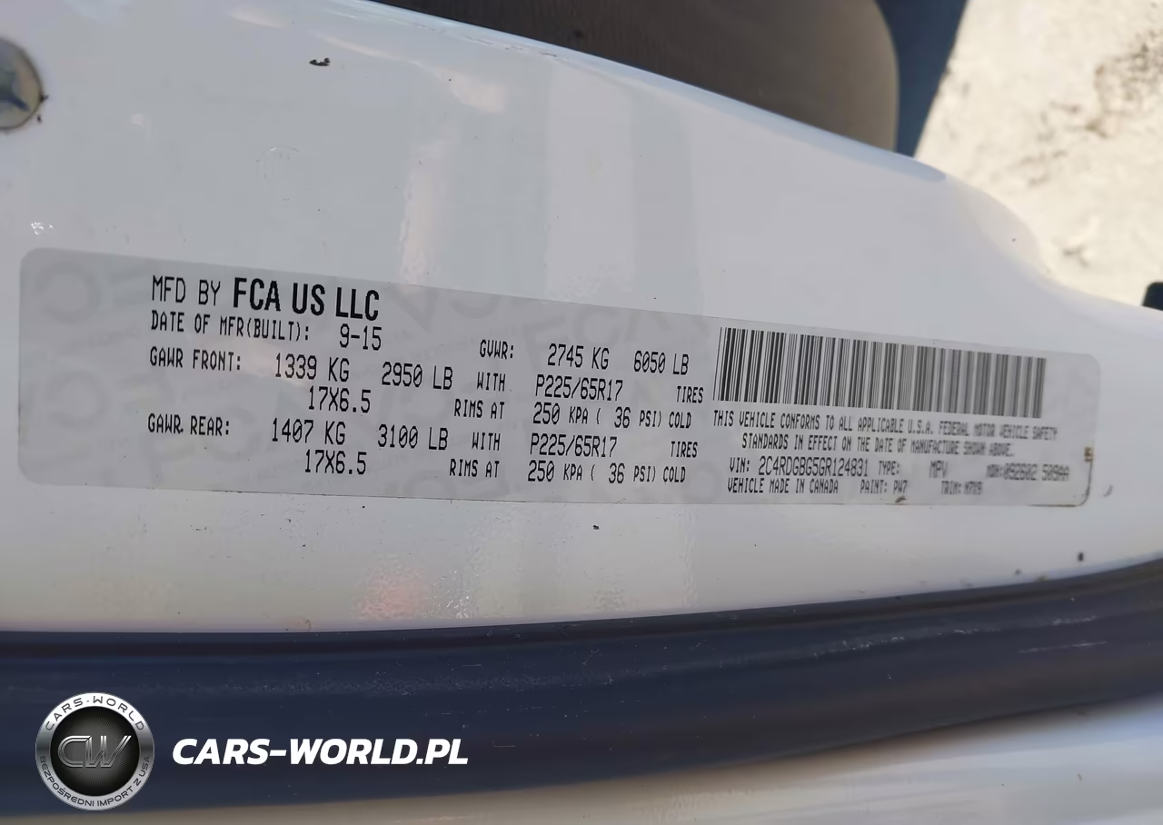 2016 Dodge Grand Caravan Se Plus VIN:2C4RDGBG5GR124831 - 9