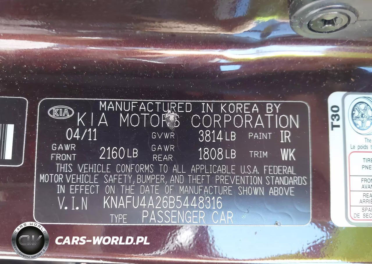 2011 Kia Forte Ex VIN:KNAFU4A26B5448316 - 9