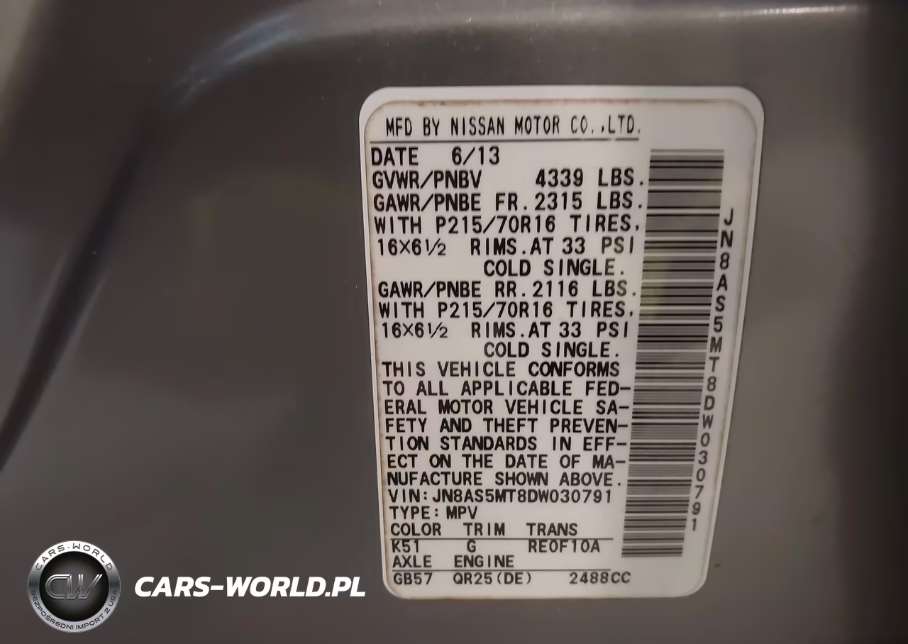 2013 Nissan Rogue S VIN:JN8AS5MT8DW030791 - 9