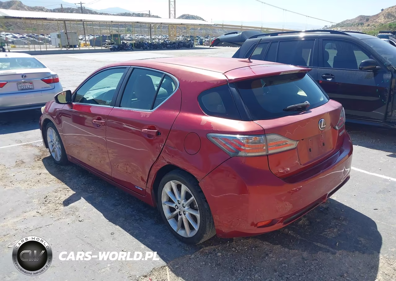 2012 Lexus Ct 200H Premium VIN:JTHKD5BH0C2088293 - 3