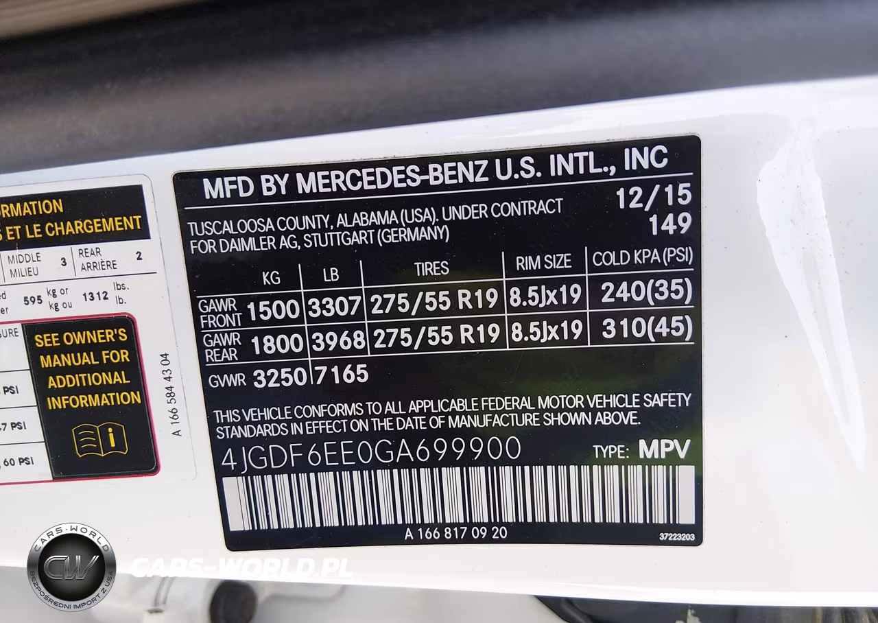 2016 Mercedes-Benz Gl 450 4Matic VIN:4JGDF6EE0GA699900 - 9