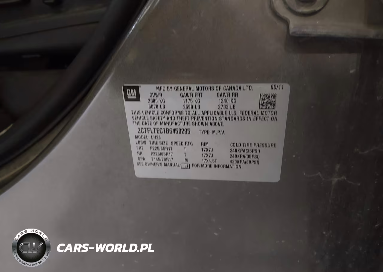 2011 GMC Terrain Sle-2 VIN:2CTFLTEC7B6450295 - 9