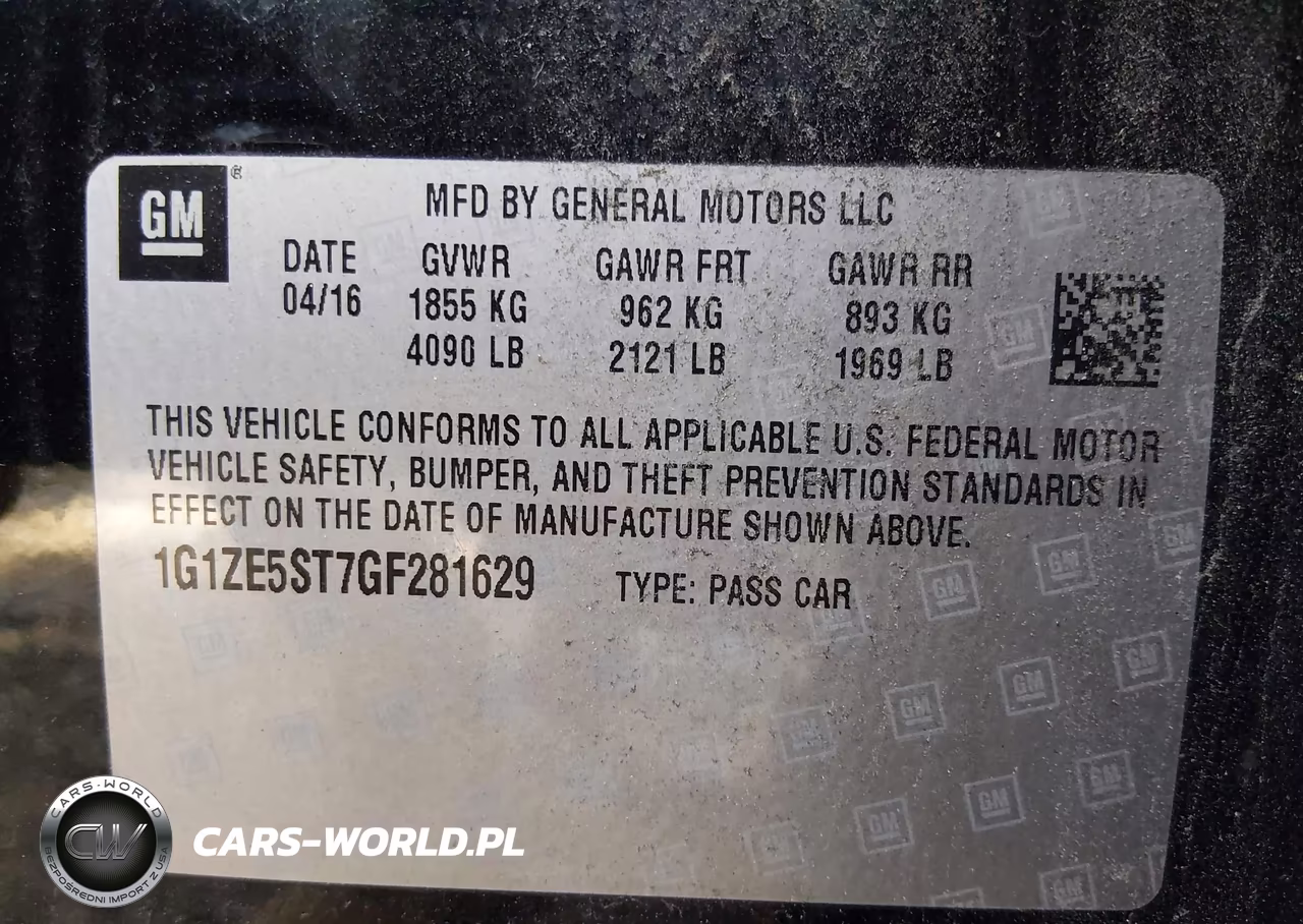 2016 Chevrolet Malibu 1Lt VIN:1G1ZE5ST7GF281629 - 9