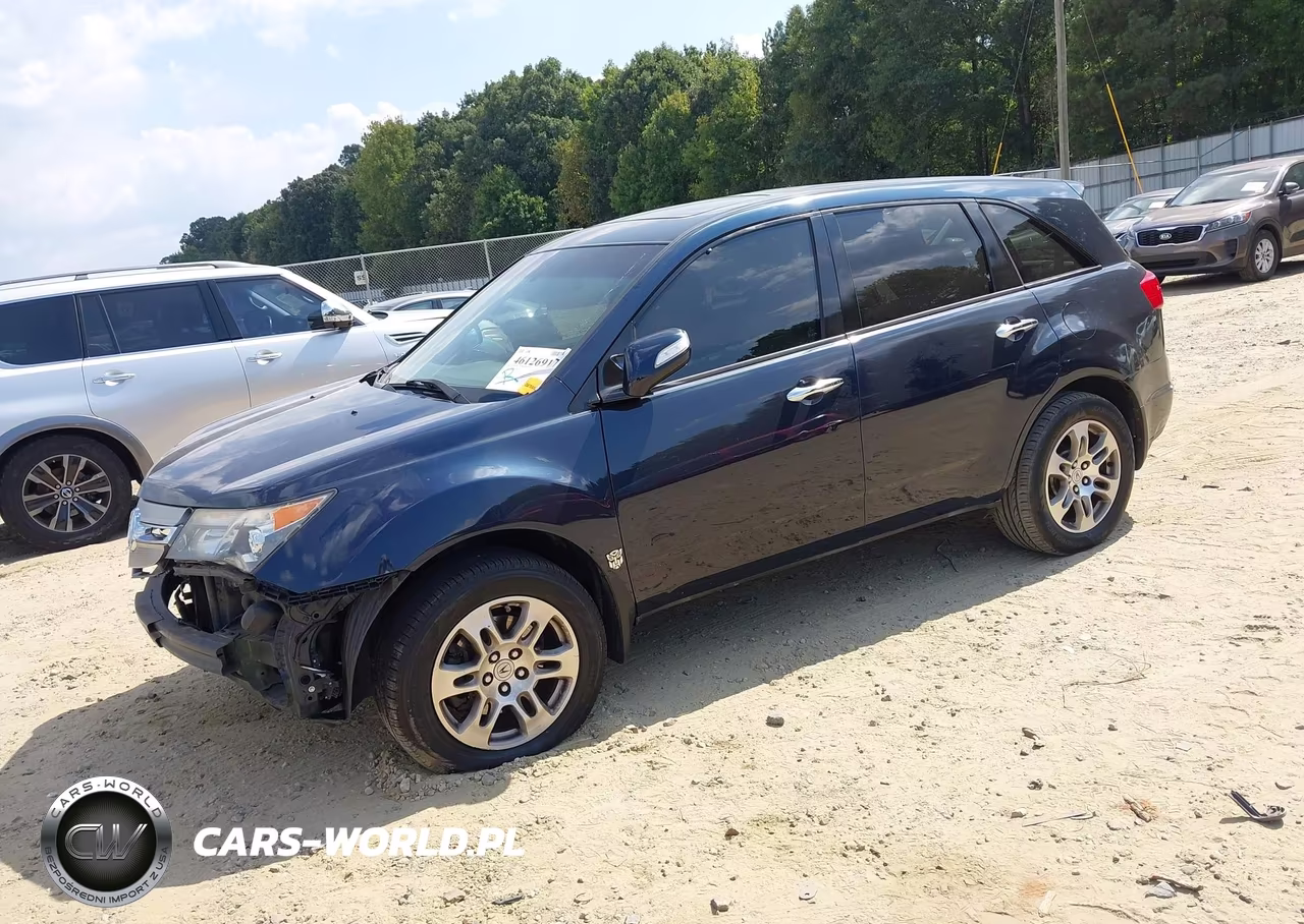 2009 Acura Mdx VIN:2HNYD28299H534478 - 2