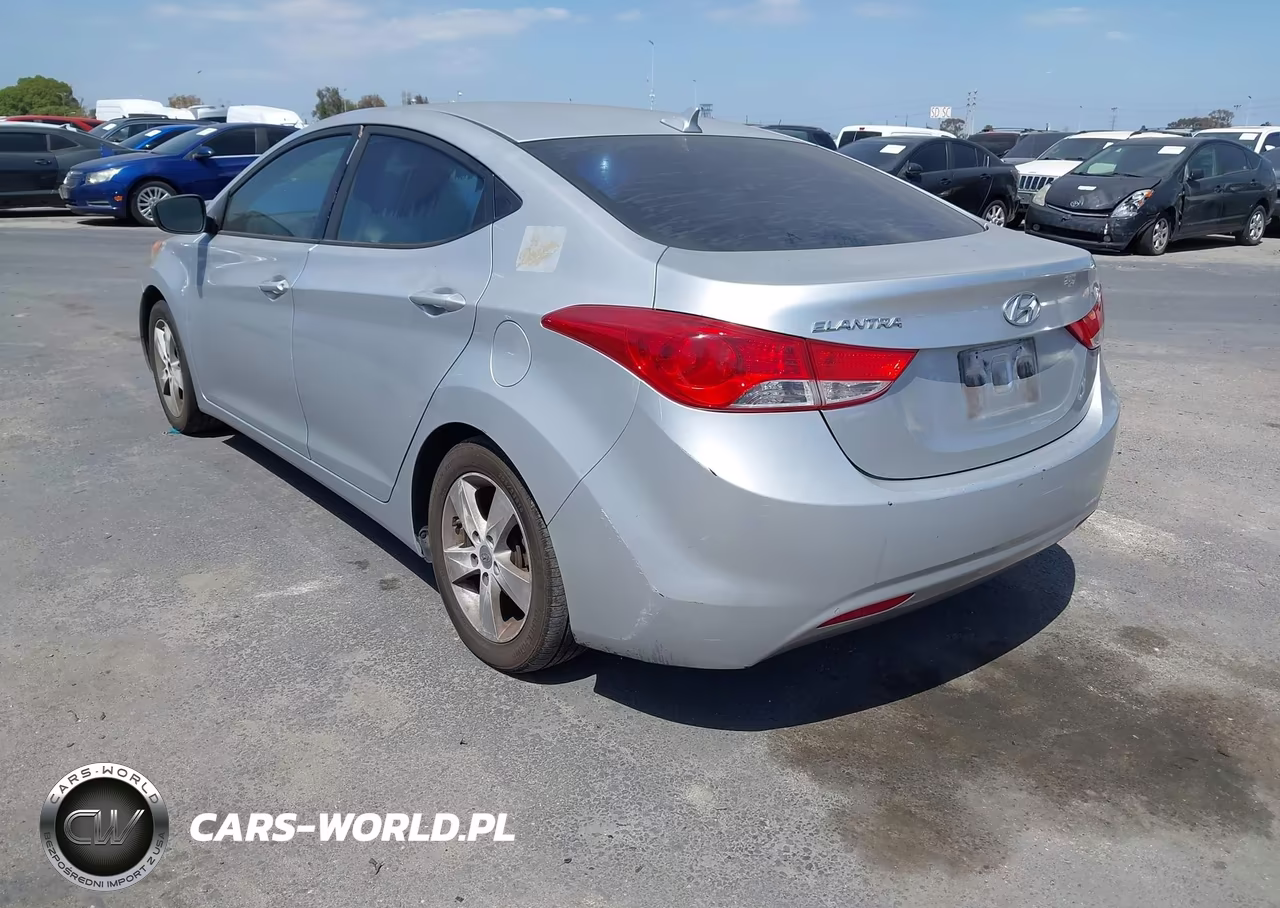 2012 Hyundai Elantra Gls (Ulsan Plant) VIN:KMHDH4AE6CU246605 - 3