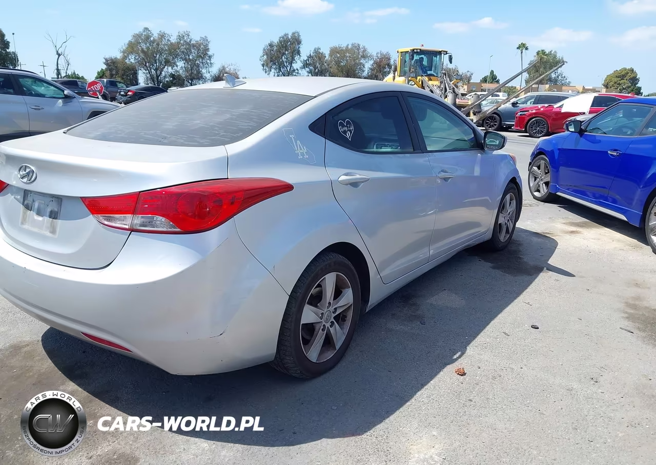 2012 Hyundai Elantra Gls (Ulsan Plant) VIN:KMHDH4AE6CU246605 - 4