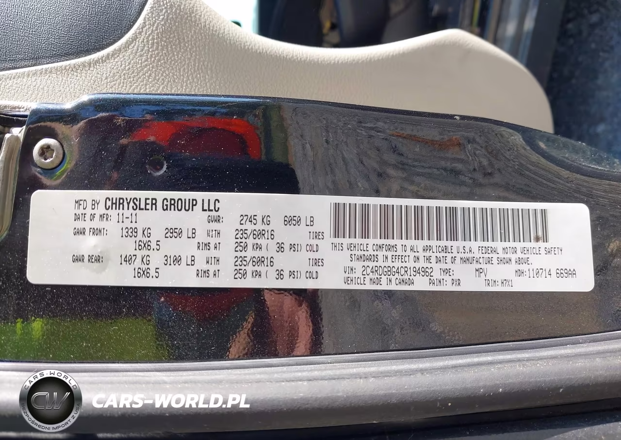 2012 Dodge Grand Caravan Se-Avp VIN:2C4RDGBG4CR194962 - 9