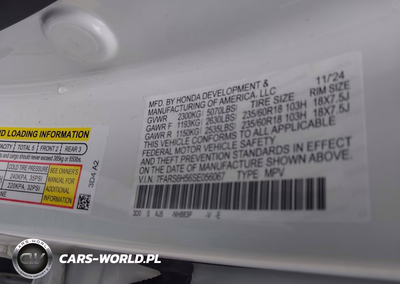 2025 Honda Cr-V Hybrid Sport VIN:7FARS6H56SE056067 - 9