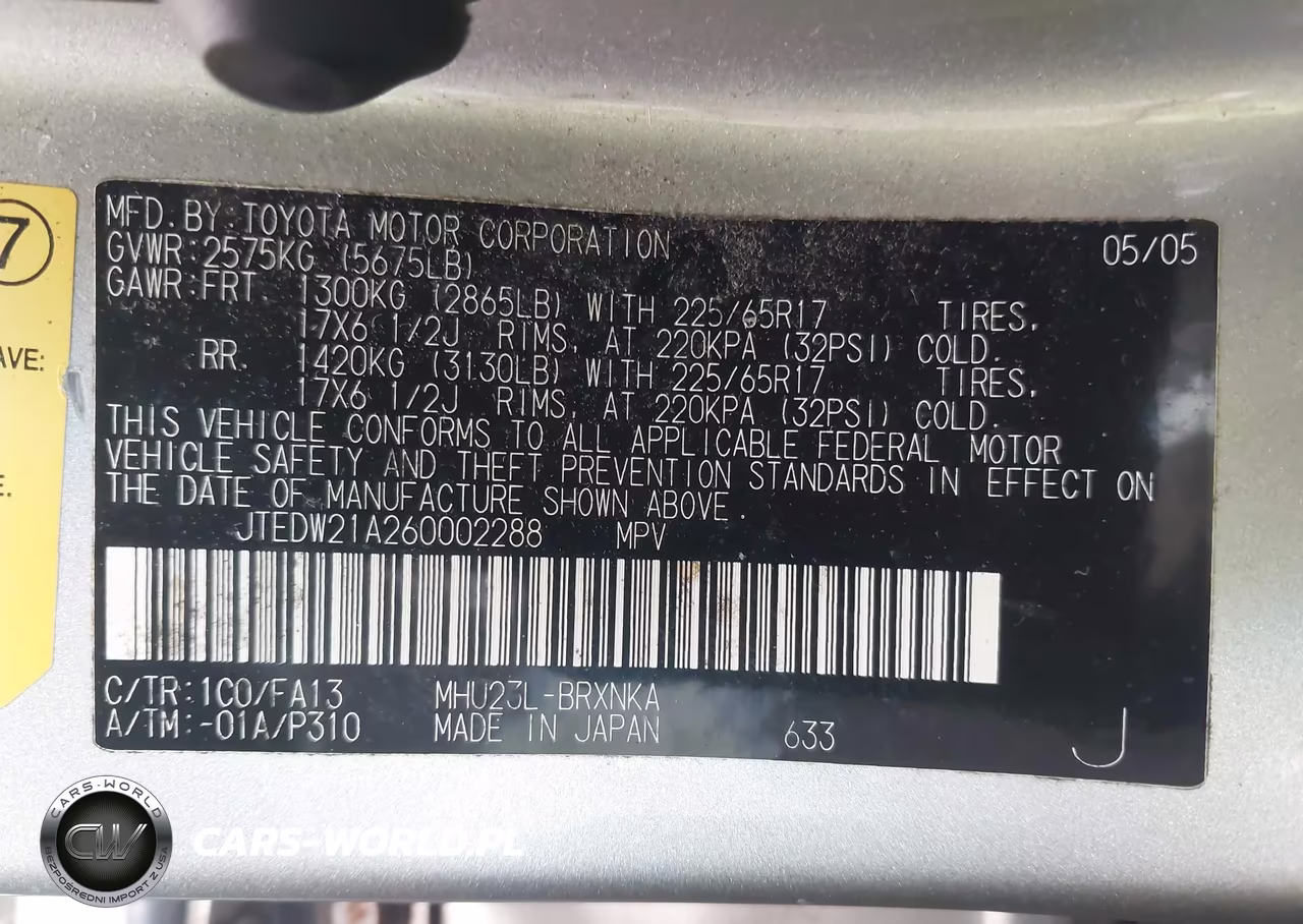 2006 Toyota Highlander Hybrid V6 VIN:JTEDW21A260002288 - 9