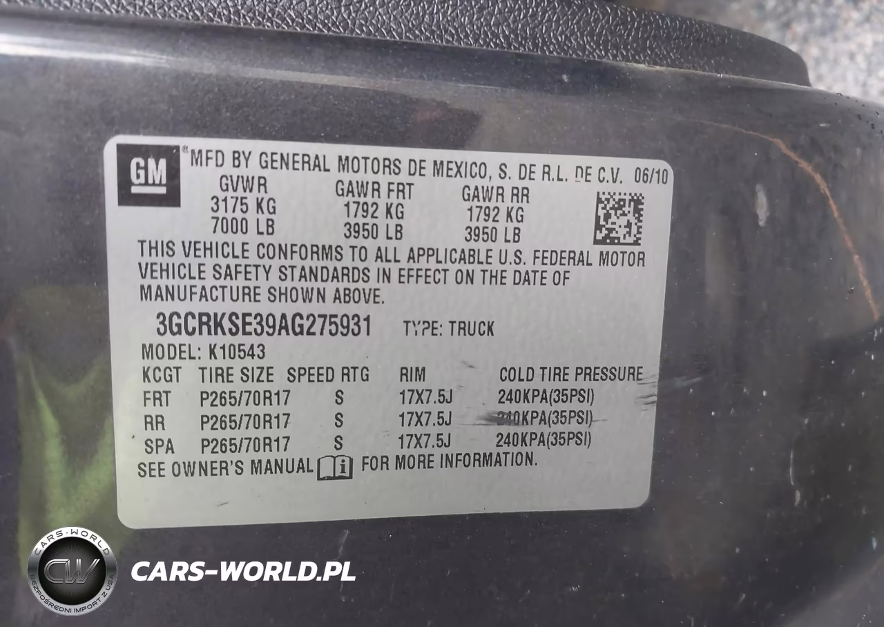 2010 Chevrolet Silverado 1500 Lt VIN:3GCRKSE39AG275931 - 9