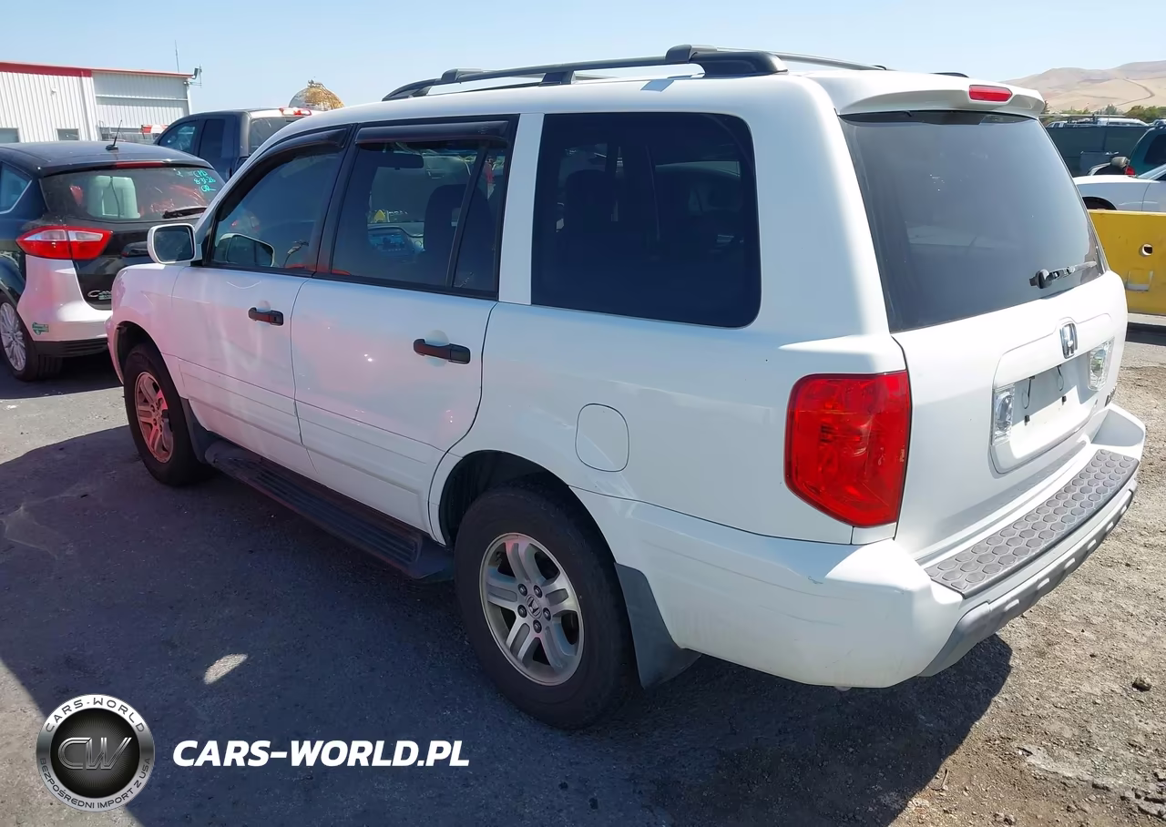 2005 Honda Pilot Ex-L VIN:2HKYF185X5H561453 - 3
