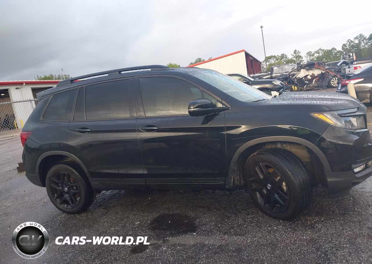 2024 Honda Passport Awd Black VIN:5FNYF8H83RB023975 - 13