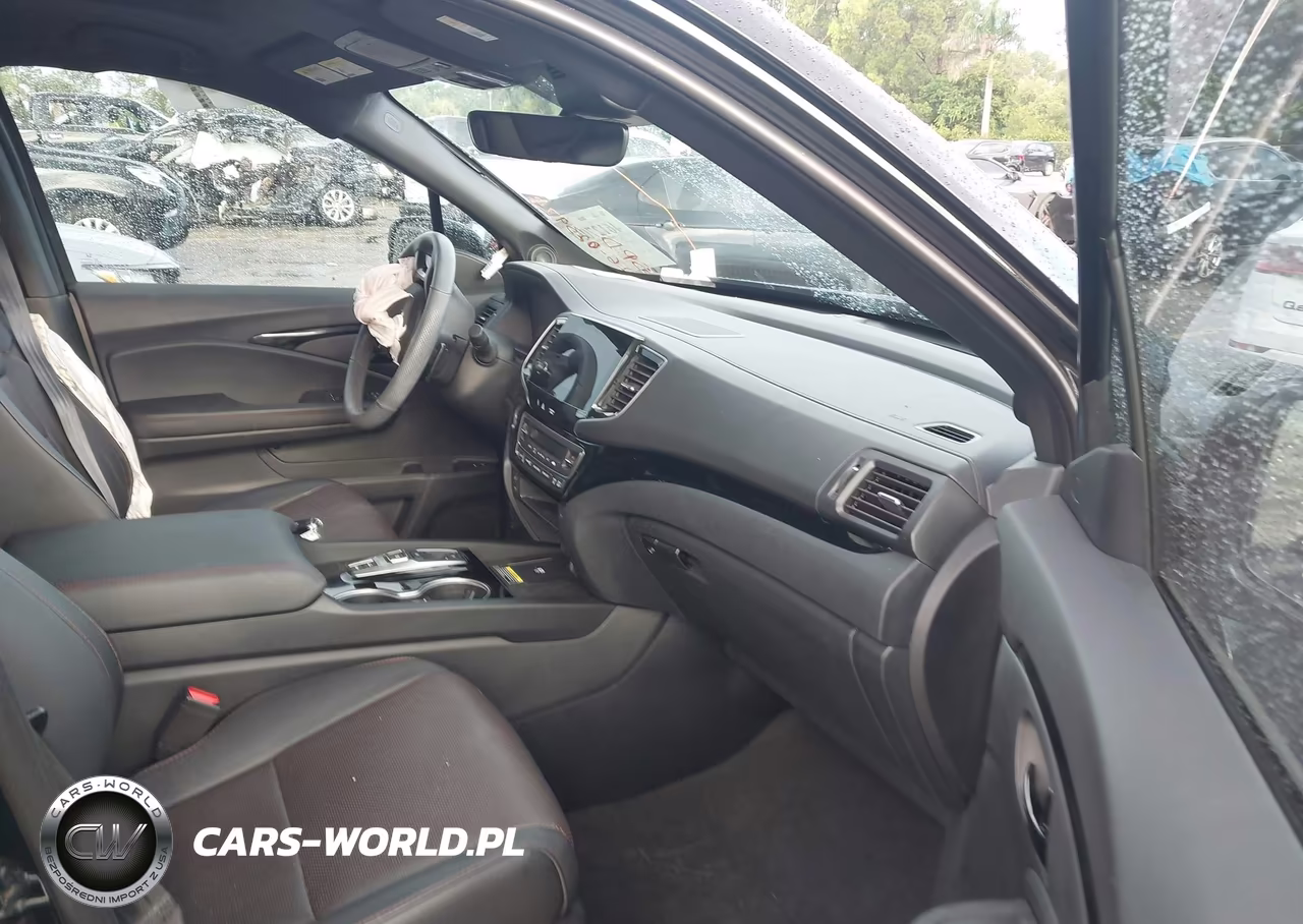 2024 Honda Passport Awd Black VIN:5FNYF8H83RB023975 - 5