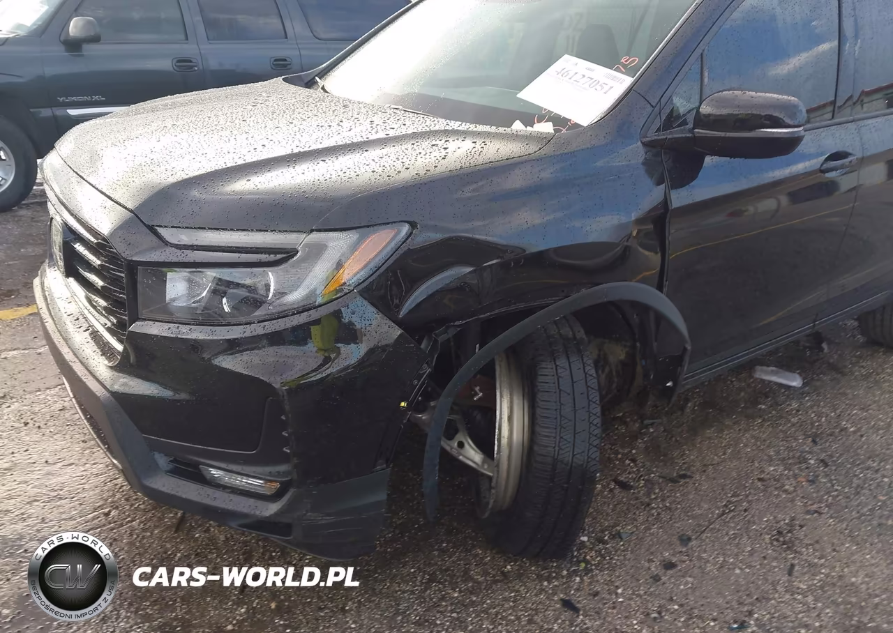 2024 Honda Passport Awd Black VIN:5FNYF8H83RB023975 - 6