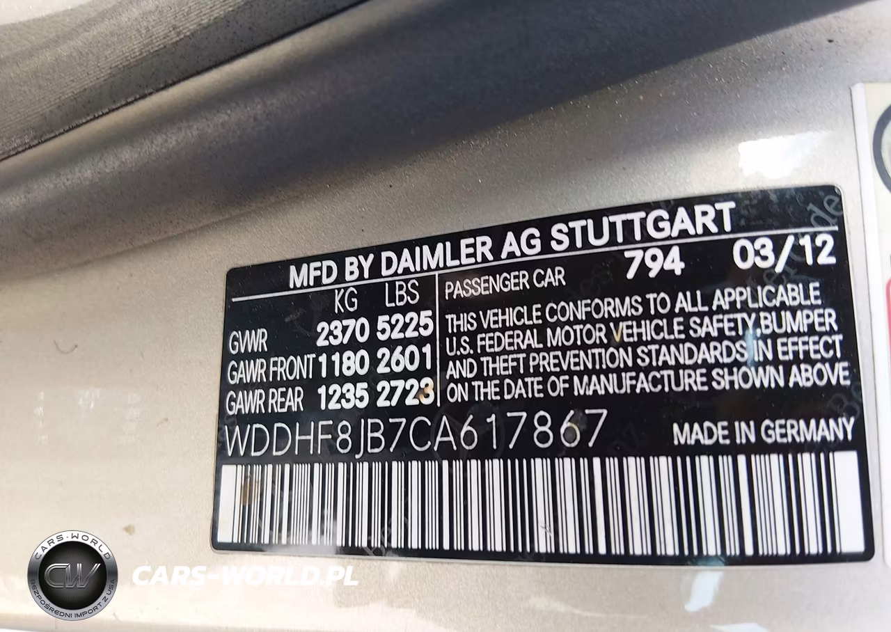 2012 Mercedes-Benz E 350 4Matic VIN:WDDHF8JB7CA617867 - 9