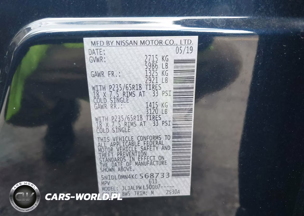 2019 Infiniti Qx60 Pure VIN:5N1DL0MN4KC568733 - 9