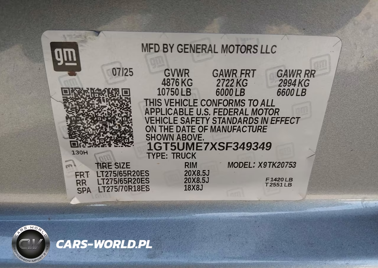2025 GMC Sierra 2500Hd 4Wd Standard Bed Sle VIN:1GT5UME7XSF349349 - 8