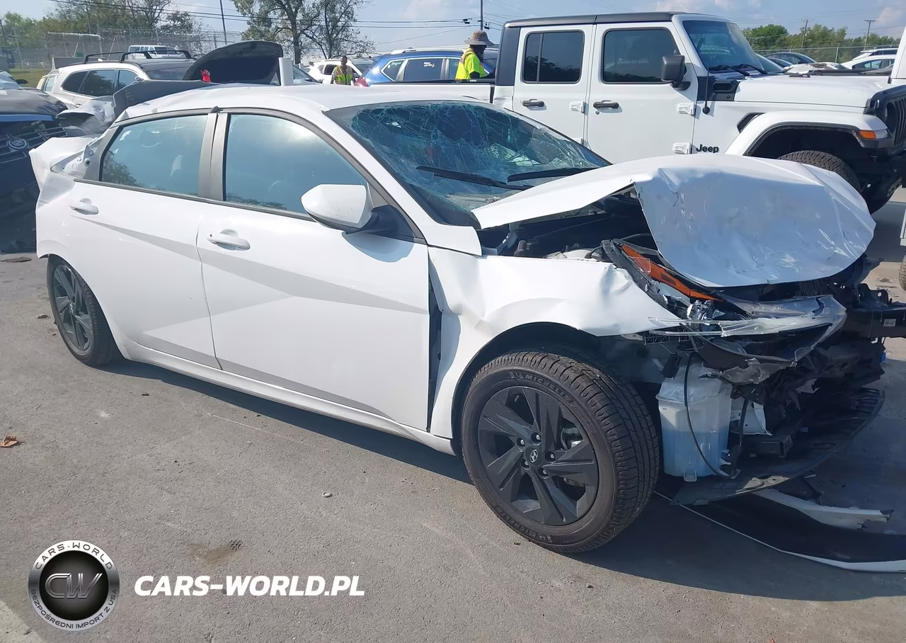 2023 Hyundai Elantra Hybrid Blue