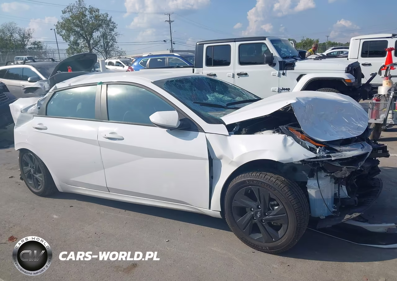 2023 Hyundai Elantra Hybrid Blue VIN:KMHLM4AJ1PU089107 - 12