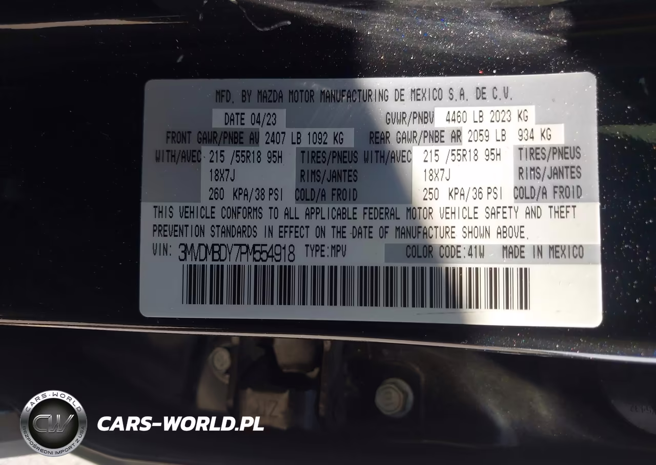2023 Mazda Cx-30 2.5 Turbo Premium VIN:3MVDMBDY7PM554918 - 9