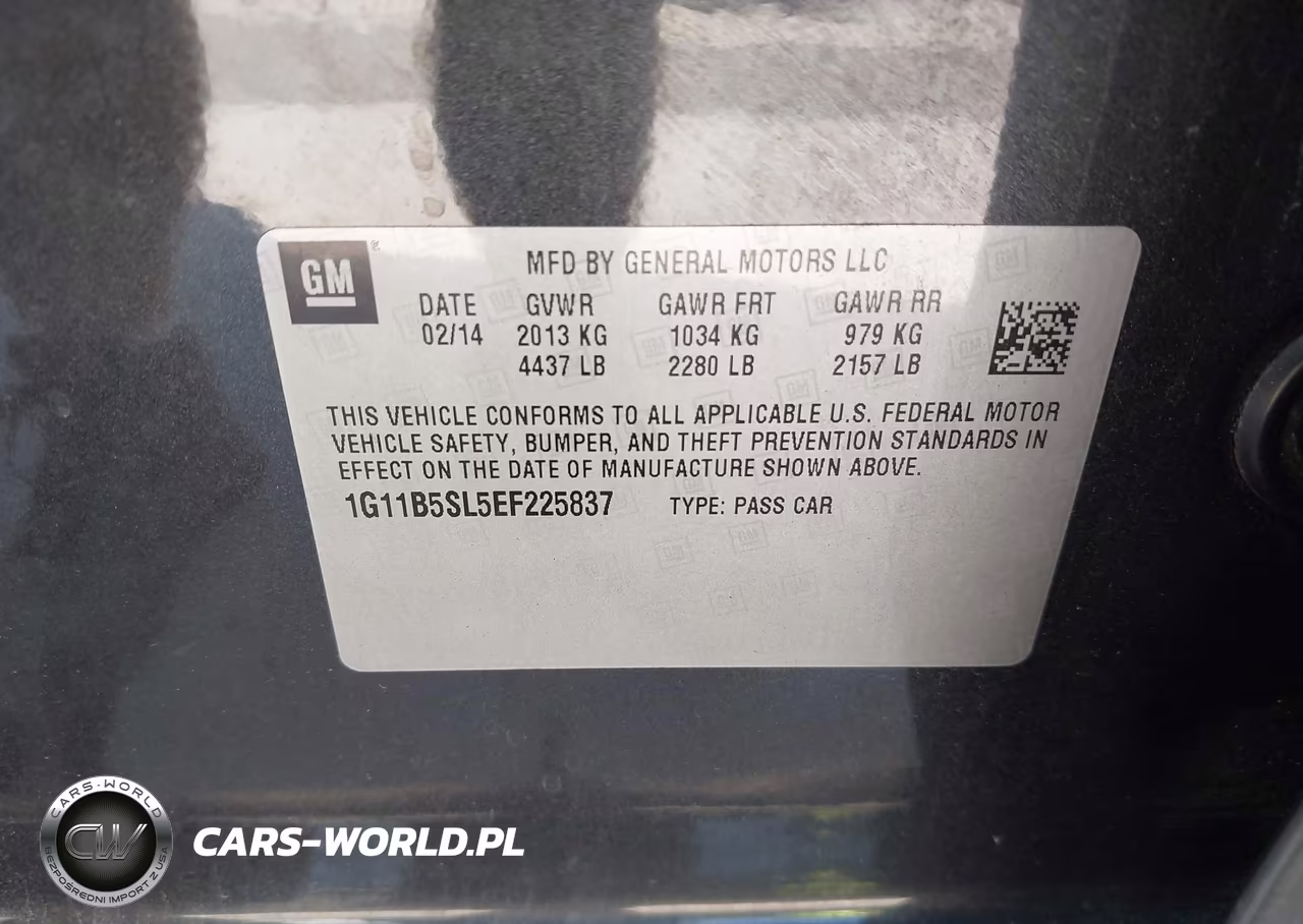 2014 Chevrolet Malibu 1Ls VIN:1G11B5SL5EF225837 - 9