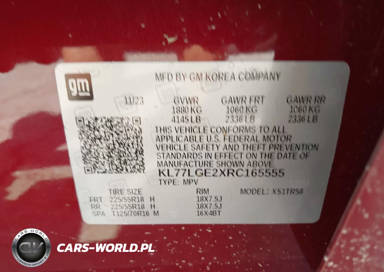 2024 Chevrolet Trax Fwd 1Rs VIN:KL77LGE2XRC165555 - 9