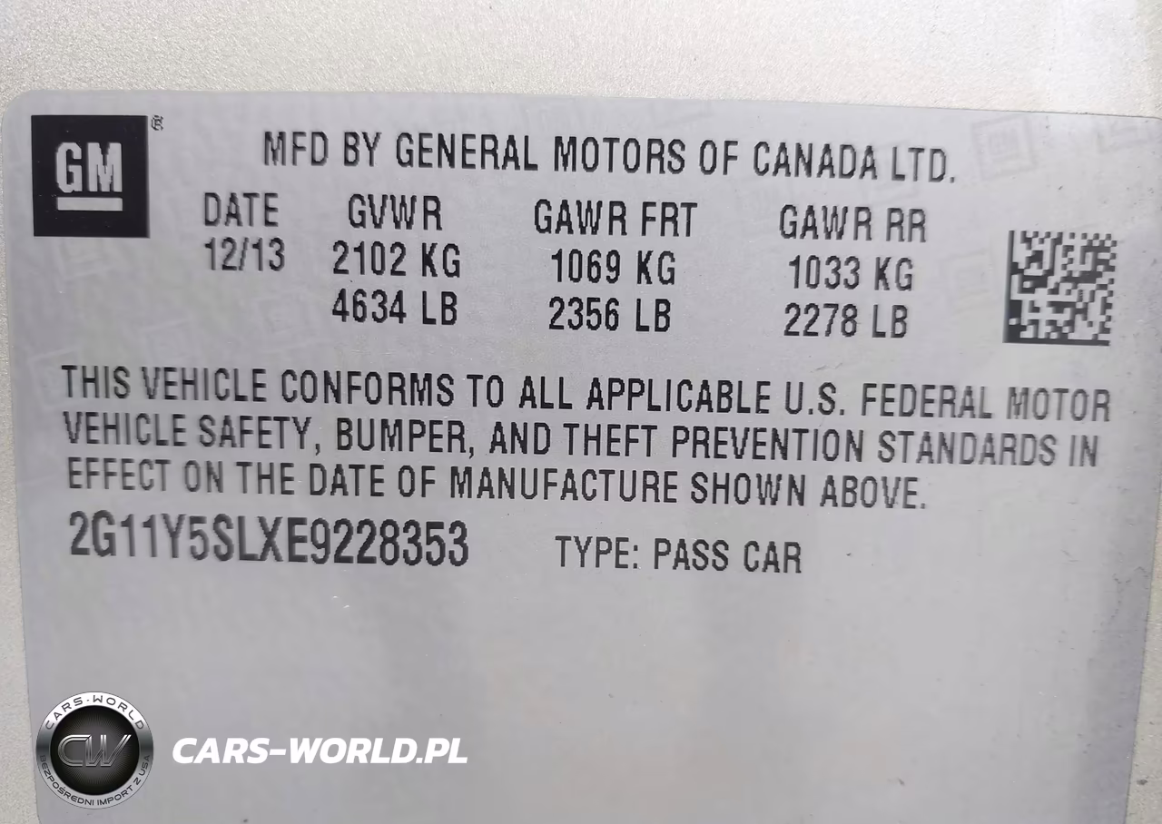 2014 Chevrolet Impala 1Ls VIN:2G11Y5SLXE9228353 - 9