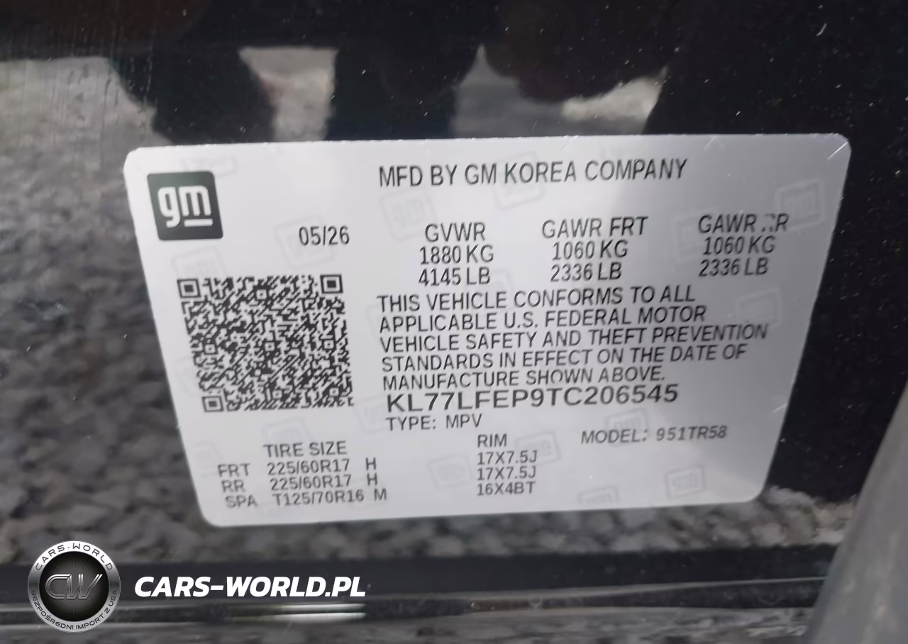 2026 Chevrolet Trax Fwd Ls VIN:KL77LFEP9TC206545 - 9