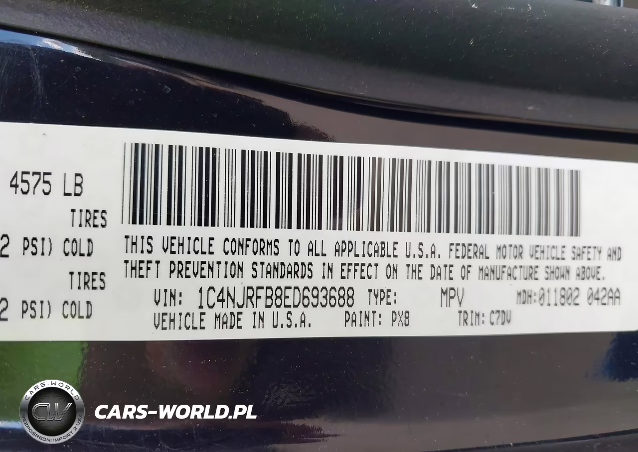 2014 Jeep Patriot Latitude VIN:1C4NJRFB8ED693688 - 9
