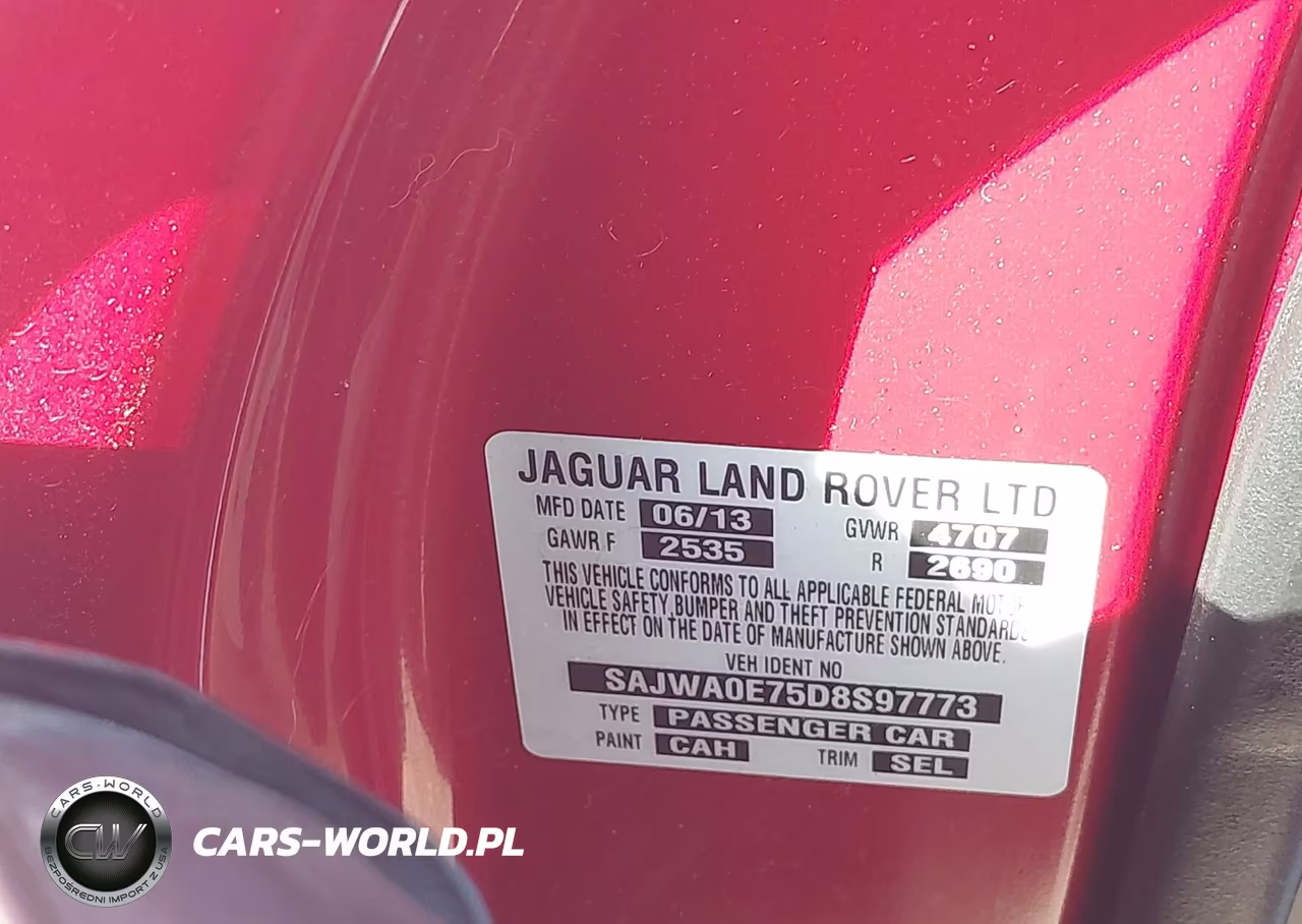 2013 Jaguar Xf V6 Sc VIN:SAJWA0E75D8S97773 - 9
