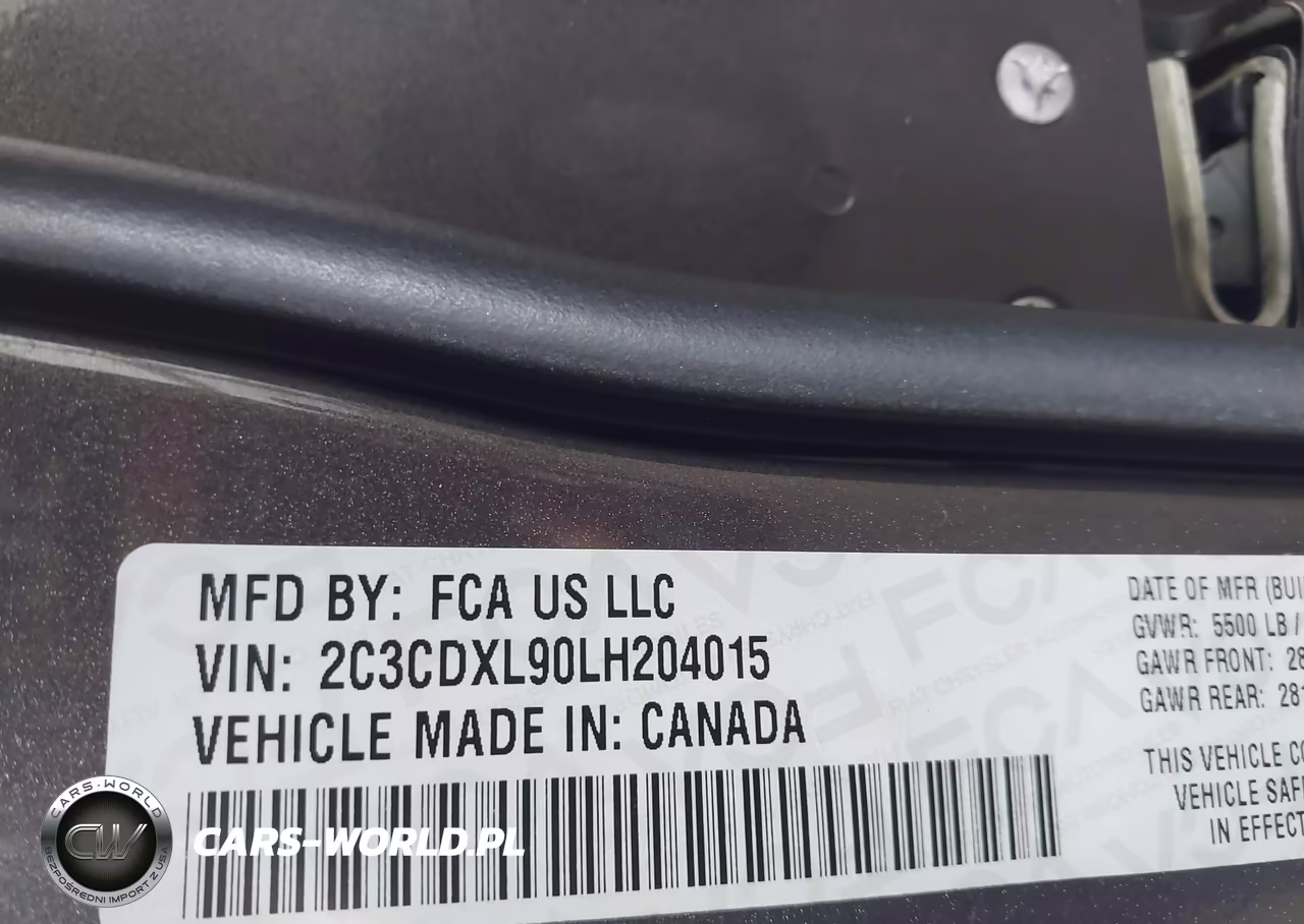 2020 Dodge Charger Srt Hellcat Rwd VIN:2C3CDXL90LH204015 - 9