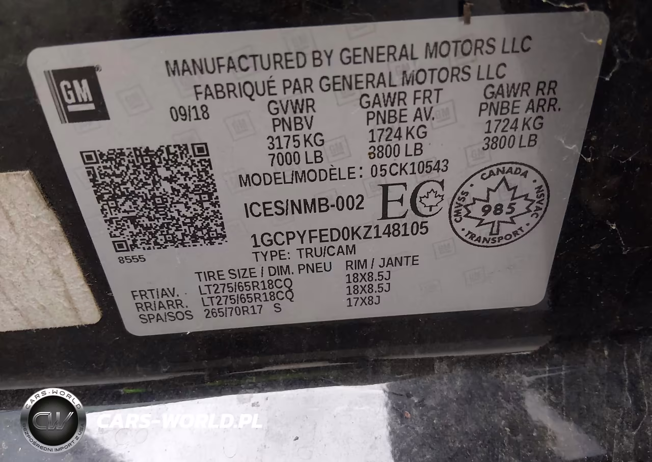 2019 Chevrolet Silverado 1500 Lt Trail Boss VIN:1GCPYFED0KZ148105 - 9