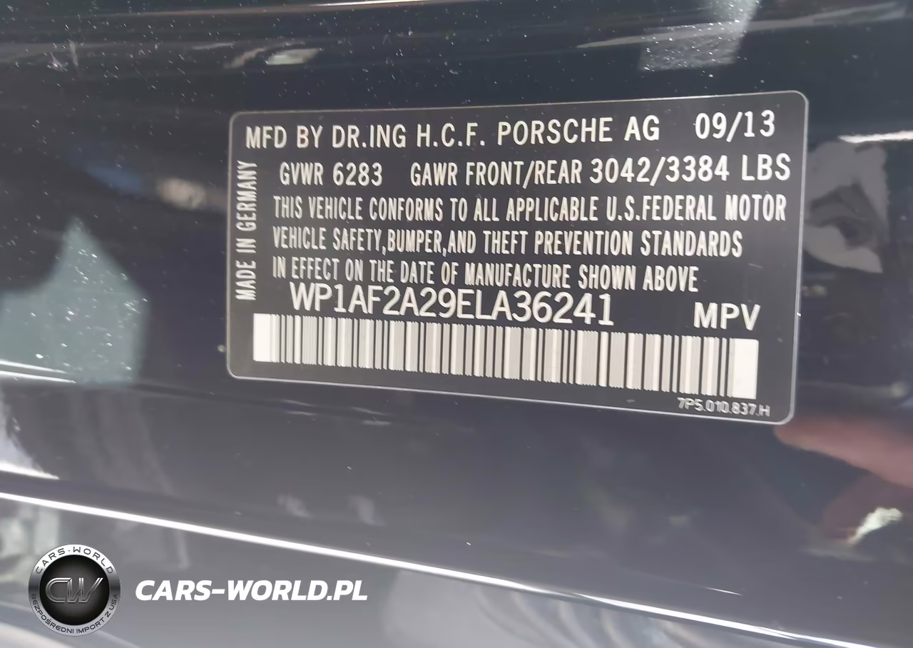 2014 Porsche Cayenne Diesel VIN:WP1AF2A29ELA36241 - 9