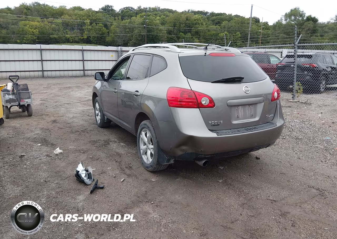 2008 Nissan Rogue Sl VIN:JN8AS58V68W104341 - 3