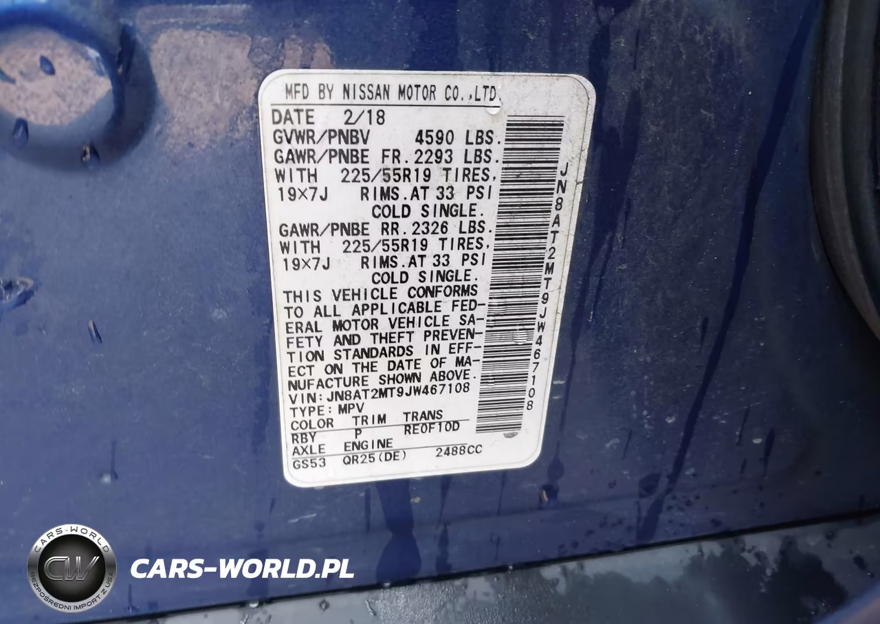 2018 Nissan Rogue Sl VIN:JN8AT2MT9JW467108 - 9