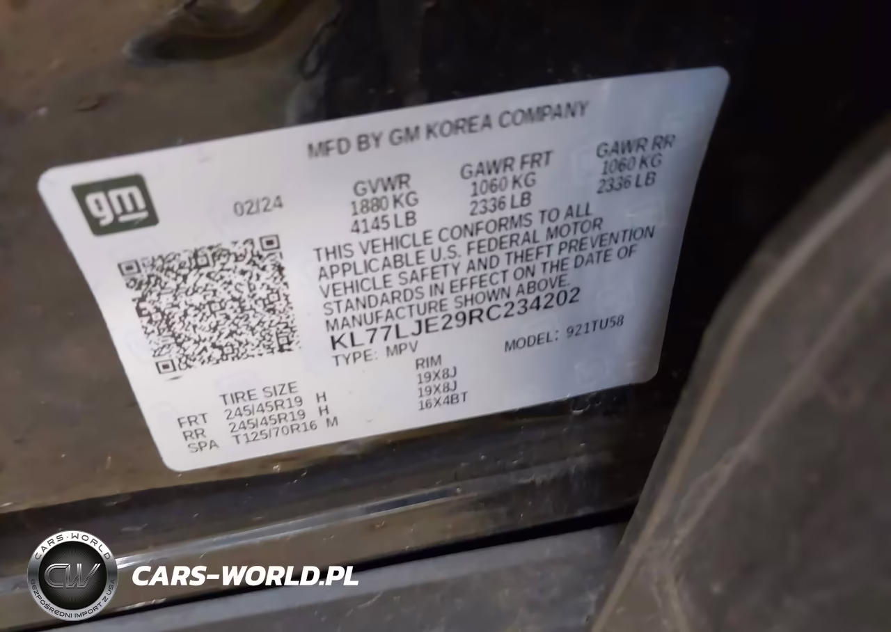 2024 Chevrolet Trax Fwd 2Rs VIN:KL77LJE29RC234202 - 9