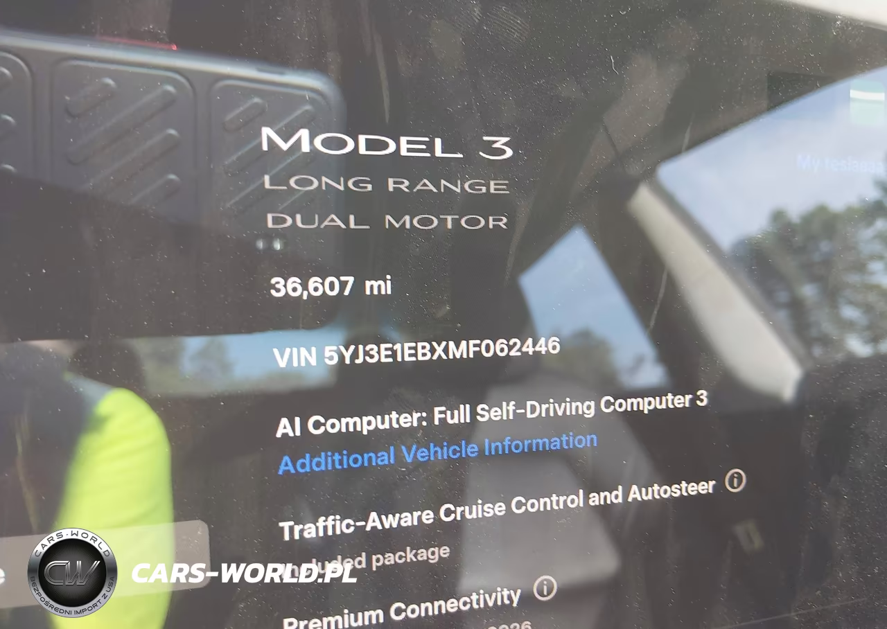 2021 Tesla Model 3 Long Range Dual Motor All-Wheel Drive VIN:5YJ3E1EBXMF062446 - 16