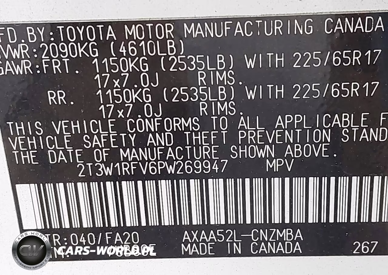 2023 Toyota Rav4 Xle VIN:2T3W1RFV6PW269947 - 9