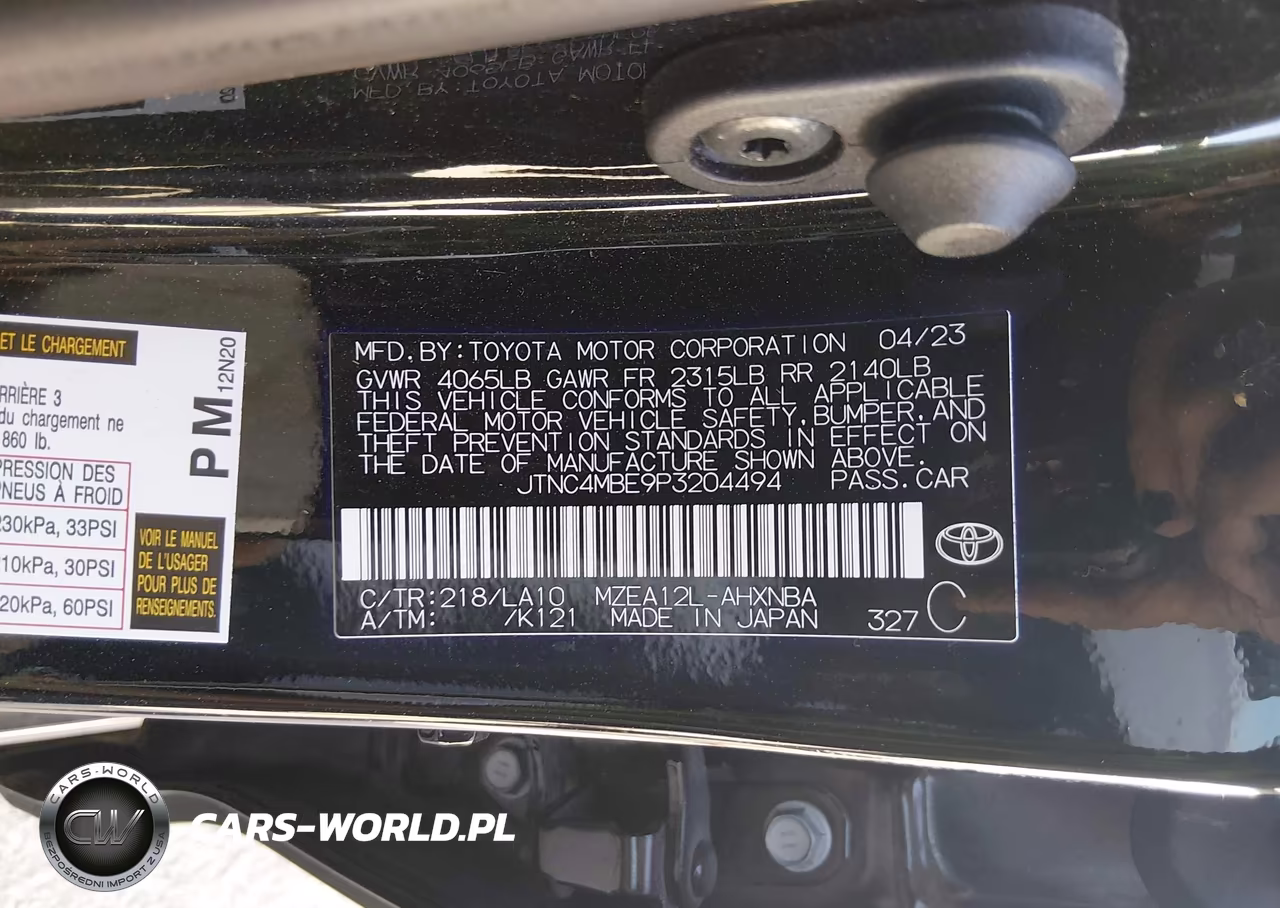2023 Toyota Corolla Xse VIN:JTNC4MBE9P3204494 - 9