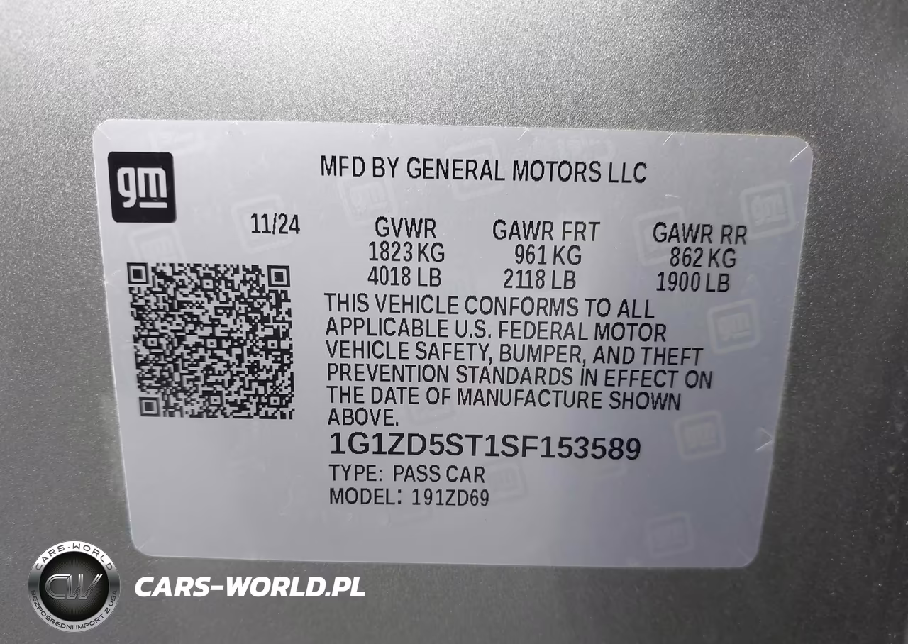 2025 Chevrolet Malibu Fwd 1Lt VIN:1G1ZD5ST1SF153589 - 9