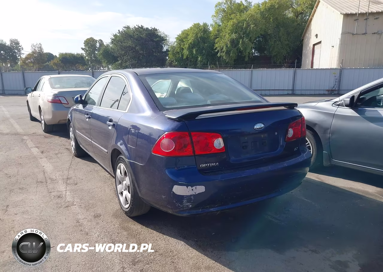 2007 Kia Optima Lx VIN:KNAGE123975153130 - 3