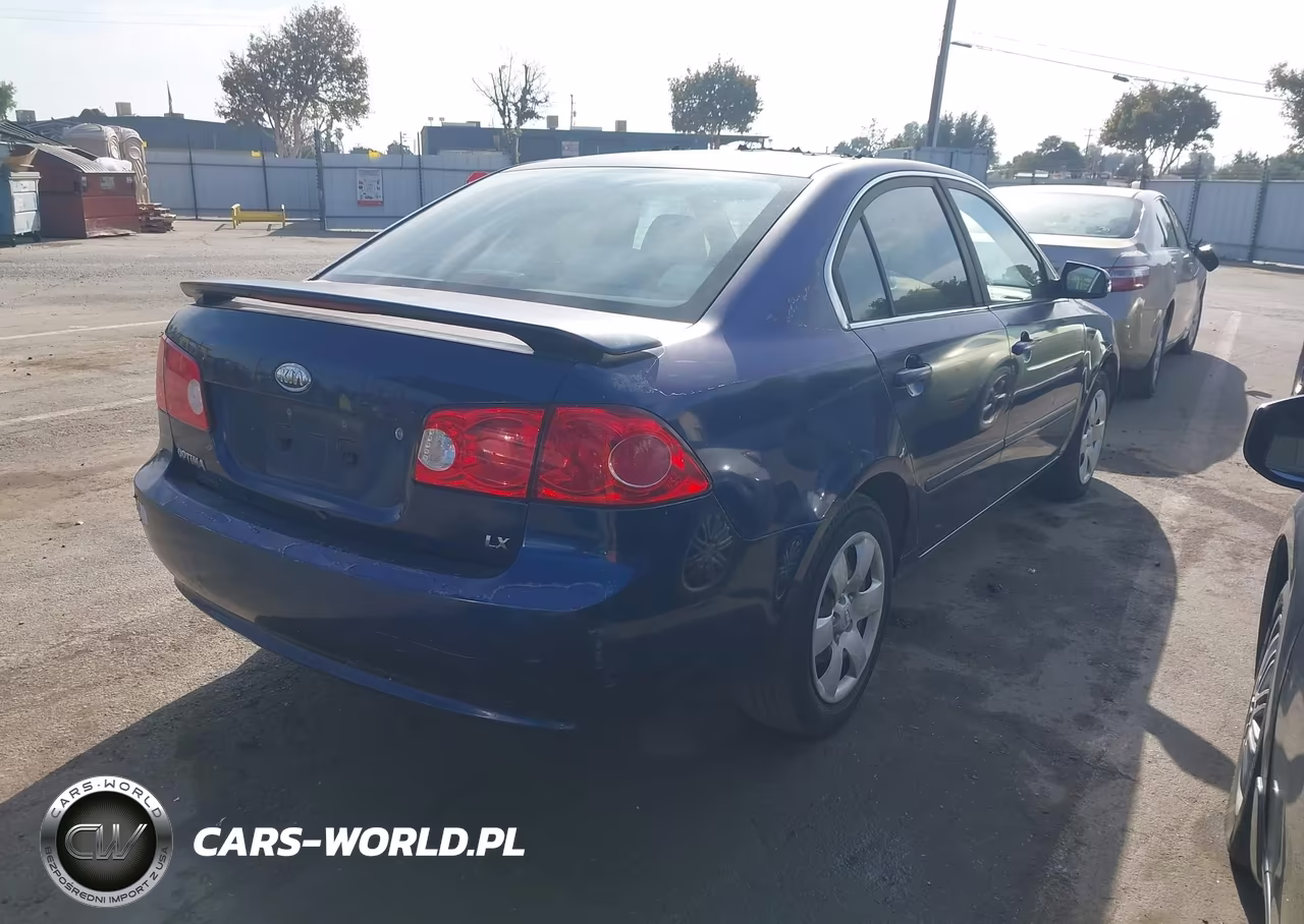 2007 Kia Optima Lx VIN:KNAGE123975153130 - 4